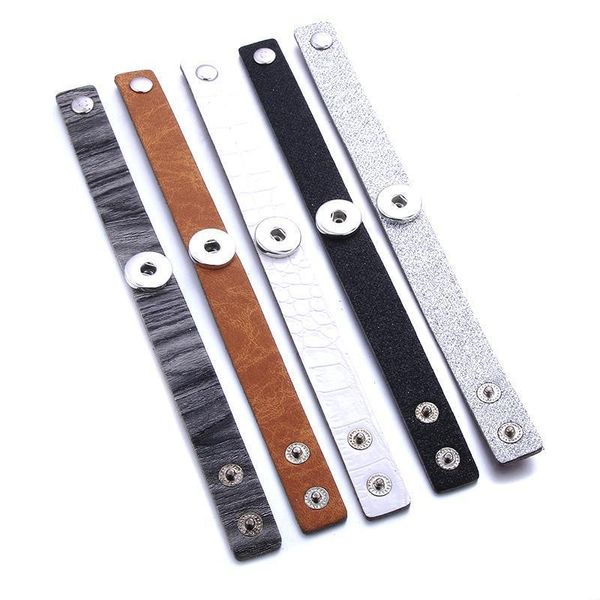 10pcs leather snap button bracelet watches fit 18mm snap buttons jewelry simple leather snap bracelet for women men jewelry q bbyome, Golden;silver
10pcs leather snap button bracelet watches fit 18mm snap buttons jewelry simple leather snap bracelet for women men jewelry q bbyome, Golden;silver