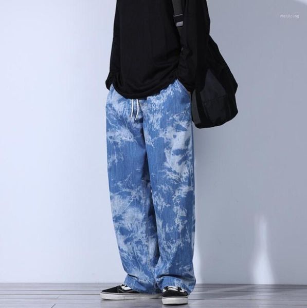2020 autumn casual jeans men fashion printing straight jeans man loose denim trousers cowboy streetwear dye denim pants w10411, Blue
2020 autumn casual jeans men fashion printing straight jeans man loose denim trousers cowboy streetwear dye denim pants w10411, Blue