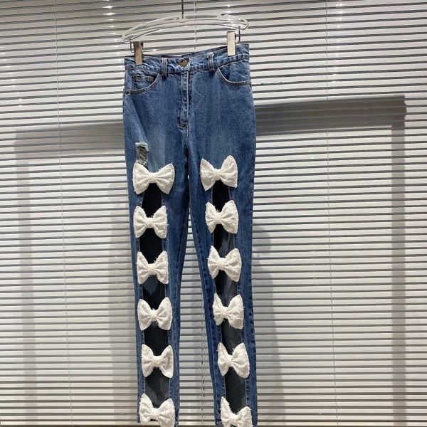 deat new autumn fashion casual bow patchwork hollow out legs slim button skinny jeans long pants women sf409 201030, Blue
deat new autumn fashion casual bow patchwork hollow out legs slim button skinny jeans long pants women sf409 201030, Blue