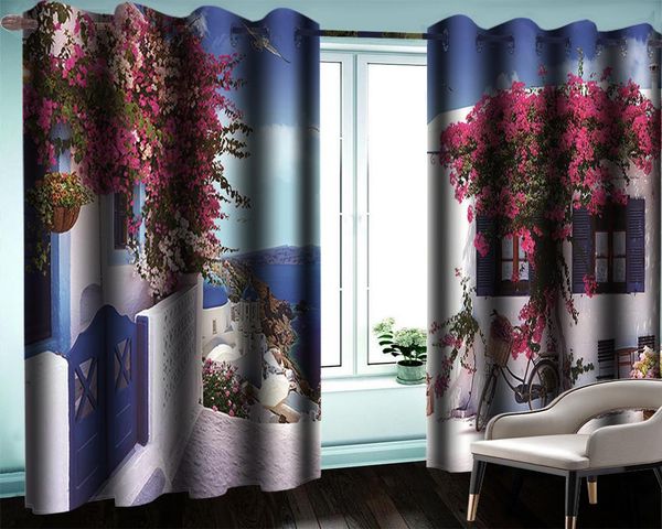 curtain & drapes 3d modern window beautiful villa by the seaside flower house romantic landscape decoration blackout curtains
curtain & drapes 3d modern window beautiful villa by the seaside flower house romantic landscape decoration blackout curtains