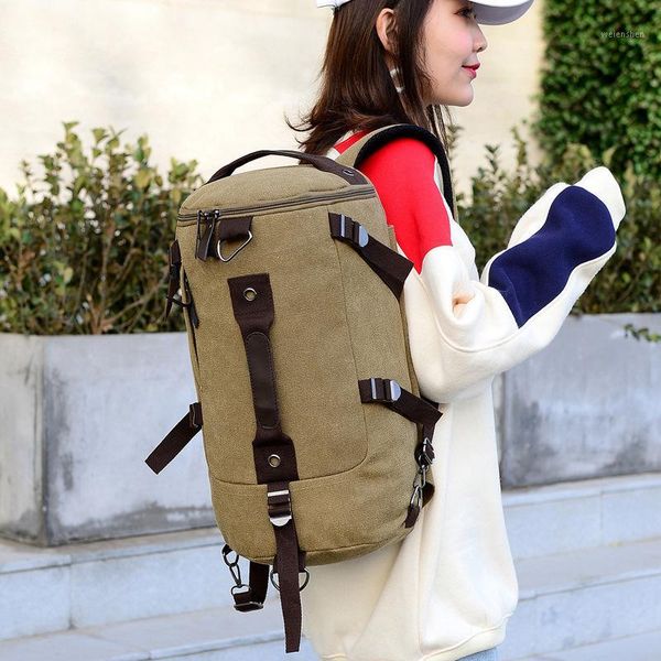 outdoor bags travel mountaineering backpack men's canvas one shoulder sports cylinder lapbag1
outdoor bags travel mountaineering backpack men's canvas one shoulder sports cylinder lapbag1