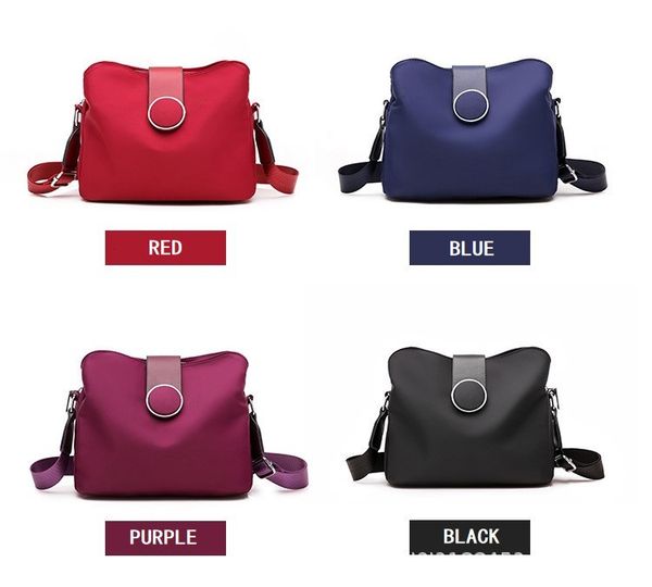 women's waterproof shoulder bag solid color light leisure messenger bag fashion fashion round button lum women shopping bag
women's waterproof shoulder bag solid color light leisure messenger bag fashion fashion round button lum women shopping bag