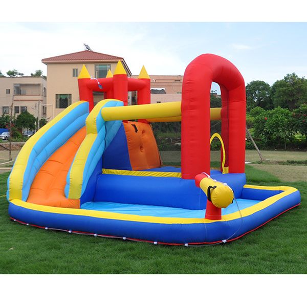 Personal Use Inflatable Bouncy Castle With Water Slide For Kids Play Fun New Jumper Castle With Ball Pit Pool Outdoor Exercise Backyard Fun