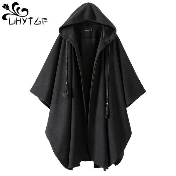 women's wool & blends uhytgf spring autumn coat women cloak woolen trench black coats cardigans female long overcoat manteau femme 887
women's wool & blends uhytgf spring autumn coat women cloak woolen trench black coats cardigans female long overcoat manteau femme 887