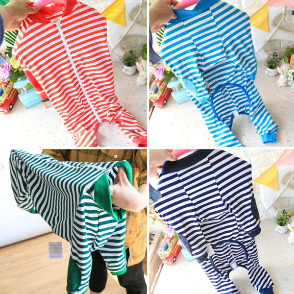 pet spring and summer large stripe zipper four legged golden shepherd dog clothing 
pet spring and summer large stripe zipper four legged golden shepherd dog clothing