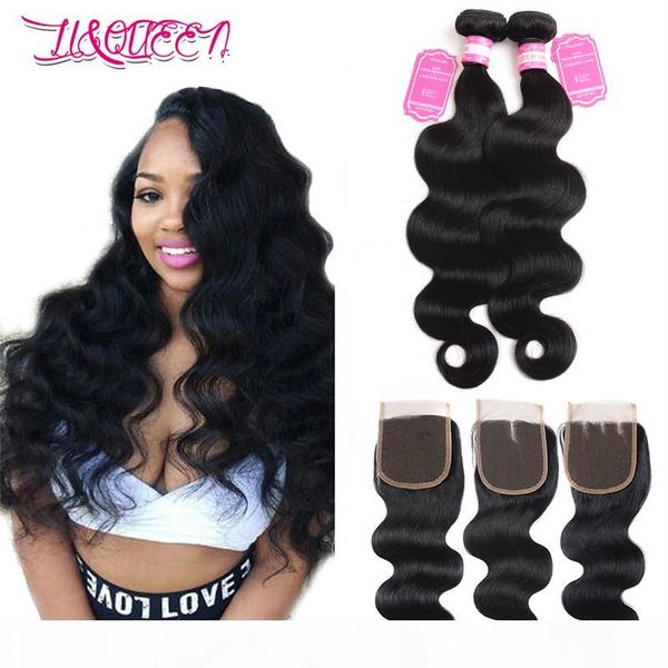 double weft weave remy indian hair body wave human hair extension 2 bundles with 4x4 lace closure 8-28inch natural color from li queen, Black;brown
double weft weave remy indian hair body wave human hair extension 2 bundles with 4x4 lace closure 8-28inch natural color from li queen, Black;brown