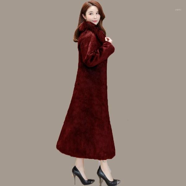2020 new women real fur long coat fur collar slim fit plus size 6xl overcoat thick warm long outerwear real coat1, Black
2020 new women real fur long coat fur collar slim fit plus size 6xl overcoat thick warm long outerwear real coat1, Black