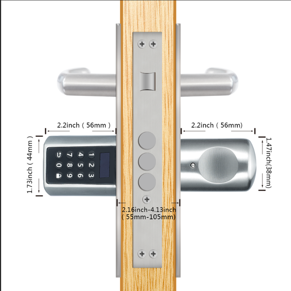 the smart lock diy app electronic keypad rfid digital door lock for airbnb management-eu model
the smart lock diy app electronic keypad rfid digital door lock for airbnb management-eu model