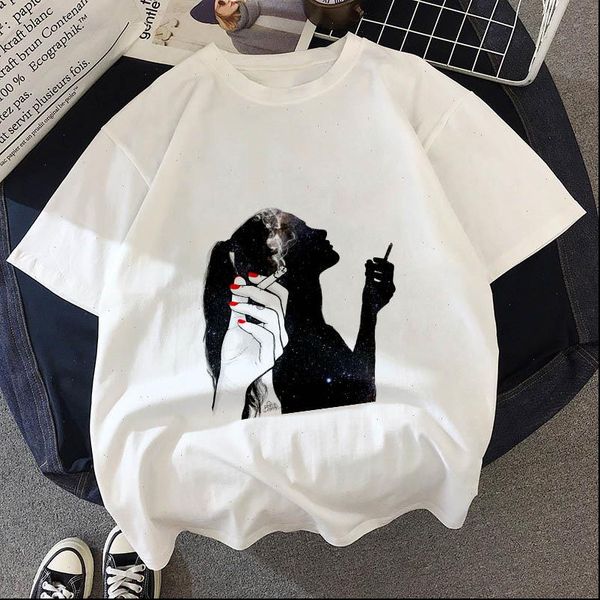 t shirt women smoking girl printed t shirt fashion hipster 2021 new tshirt female harajuku thin section tees clothing, White
t shirt women smoking girl printed t shirt fashion hipster 2021 new tshirt female harajuku thin section tees clothing, White