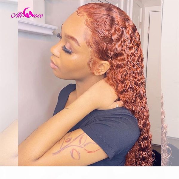 deep part curly human hair lace front wigs 150% orange ginger ombre color brazilian remy curl wigs pre plucked, Black
deep part curly human hair lace front wigs 150% orange ginger ombre color brazilian remy curl wigs pre plucked, Black