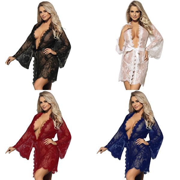in stock 5xl plus size women underwear see-through night cardigan nightgown oversize nightdress lingerie lace nightwear transparent sleepwea, Black;white
in stock 5xl plus size women underwear see-through night cardigan nightgown oversize nightdress lingerie lace nightwear transparent sleepwea, Black;white