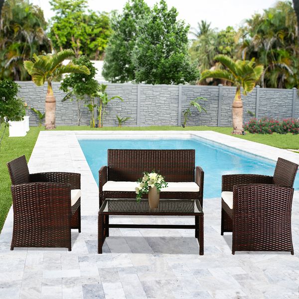 waco 4 pieces outdoor patio furniture sets, rattan chair wicker set,indoor use for backyard porch garden poolside balcony
waco 4 pieces outdoor patio furniture sets, rattan chair wicker set,indoor use for backyard porch garden poolside balcony