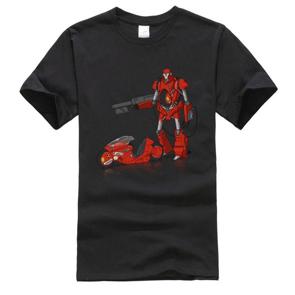 akira robot short sleeve men's father day unique & round collar all cotton comic boy hoodie designers t shirts sweatshirt