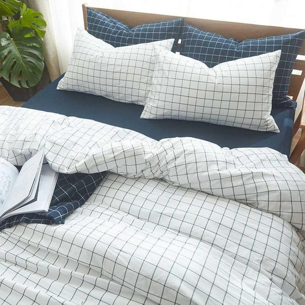 bedding sets geometric plaid soft bed lining flat sheet pillowcase 100% cotton king twin duvet cover home textile1
bedding sets geometric plaid soft bed lining flat sheet pillowcase 100% cotton king twin duvet cover home textile1