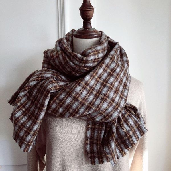 scarves royalmaybe retro british checkered fringed scarf men and women winter warm all-match dual-use imitation cashmere, Blue;gray
scarves royalmaybe retro british checkered fringed scarf men and women winter warm all-match dual-use imitation cashmere, Blue;gray