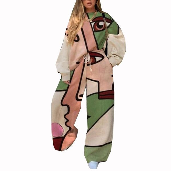 stylish lady face eye printed hip hop 2 piece set women long sleeve sweatshirt and sweatpant 2020 autumn plus size tracksuits, Gray
stylish lady face eye printed hip hop 2 piece set women long sleeve sweatshirt and sweatpant 2020 autumn plus size tracksuits, Gray