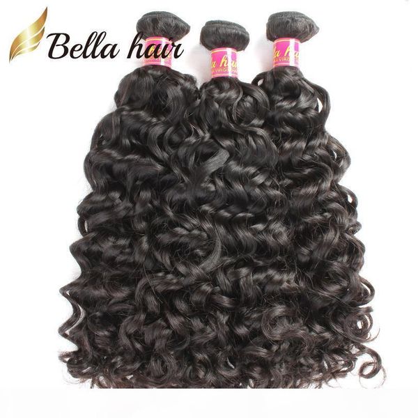 peruvian human hair weft water wave natural virgin hair bundles extensions double weft natural color 3pcs lot 8"-30" bellahair, Black 
peruvian human hair weft water wave natural virgin hair bundles extensions double weft natural color 3pcs lot 8"-30" bellahair, Black
