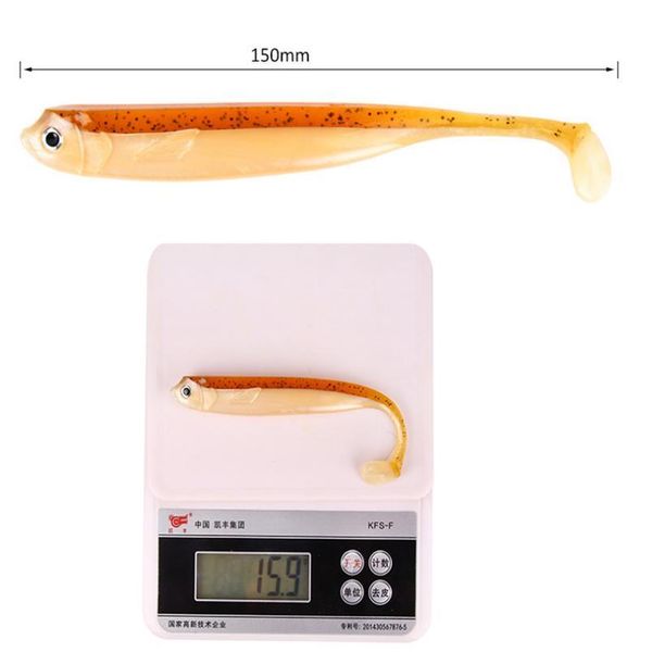 2pcs/lot 15cm 15.9g sile soft worm bait 3d eyes jig head soft lure fly fishing bait crankbait artificial bait fishin qyledr
2pcs/lot 15cm 15.9g sile soft worm bait 3d eyes jig head soft lure fly fishing bait crankbait artificial bait fishin qyledr