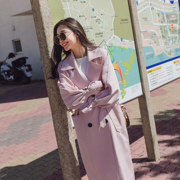women's trench coats ayusnue fashion chic double breasted long coat women blue belt windbreaker female overcoat abrigos mujer lx19221, Tan;black
women's trench coats ayusnue fashion chic double breasted long coat women blue belt windbreaker female overcoat abrigos mujer lx19221, Tan;black