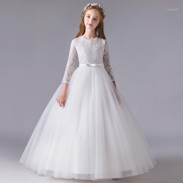 girl's dresses flower girl's birthday party banquet lace stitching dress for first communion elegant wedding long white loop dress, Red;yellow
girl's dresses flower girl's birthday party banquet lace stitching dress for first communion elegant wedding long white loop dress, Red;yellow