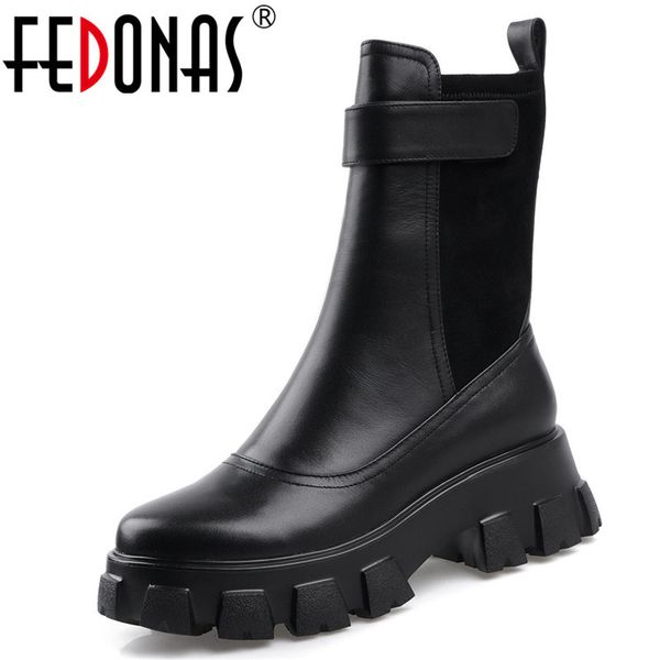 fedonas chunky heels platform boots winter new genuine leather women ankle boots party night club shoes woman motorcycle boots 1026, Black
fedonas chunky heels platform boots winter new genuine leather women ankle boots party night club shoes woman motorcycle boots 1026, Black