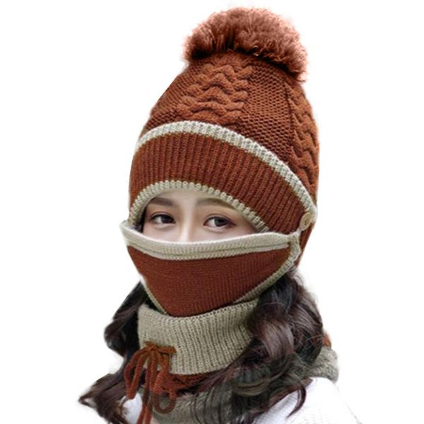 3pcs womens winter scarf set thickend knitted hat scarf face cover outdoor jl, Blue;gray
3pcs womens winter scarf set thickend knitted hat scarf face cover outdoor jl, Blue;gray