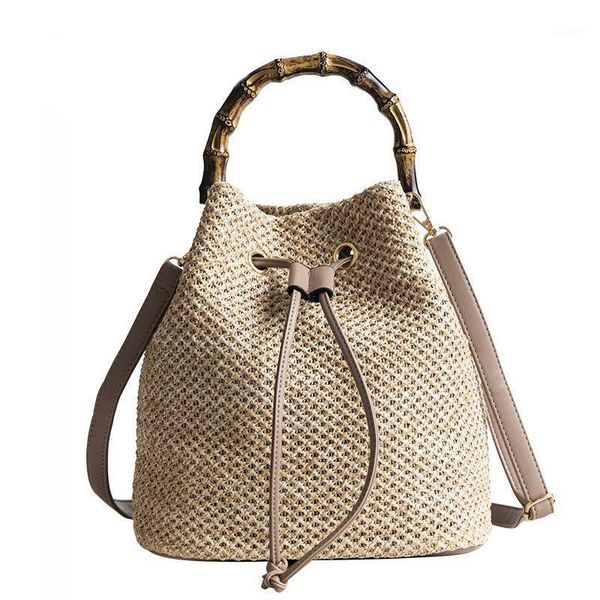 shoulder bags drawstring women's straw bucket bag summer woven shopping purse beach handbag handbags travel tote1
shoulder bags drawstring women's straw bucket bag summer woven shopping purse beach handbag handbags travel tote1