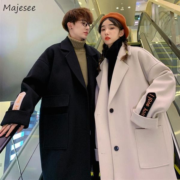 oversize 3xl winter wool blends men patchwork couples ins korean style bf ulzzang pockets single-breasted woolen outwear thick1, Black
oversize 3xl winter wool blends men patchwork couples ins korean style bf ulzzang pockets single-breasted woolen outwear thick1, Black