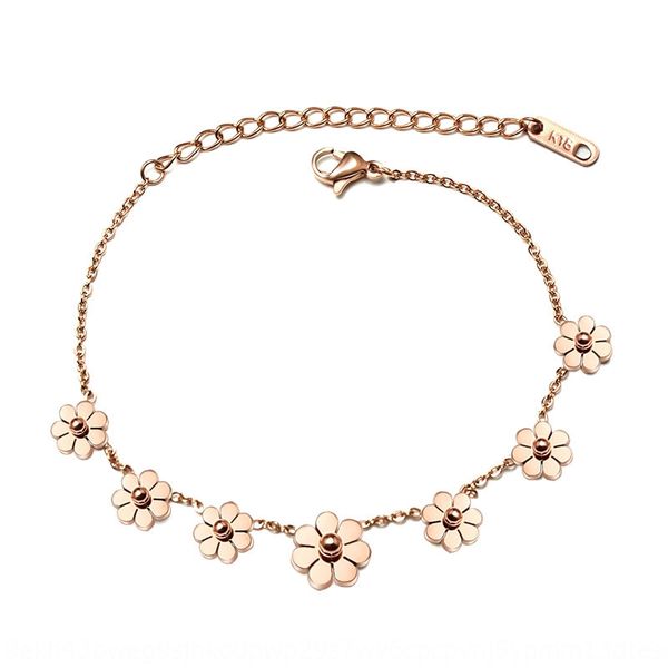 korean titanium steel plated 18k bracelet rose gold small fresh daisy bracelet female wrinkled chrysanthemum flowers e023 bfn6d, Golden;silver
korean titanium steel plated 18k bracelet rose gold small fresh daisy bracelet female wrinkled chrysanthemum flowers e023 bfn6d, Golden;silver