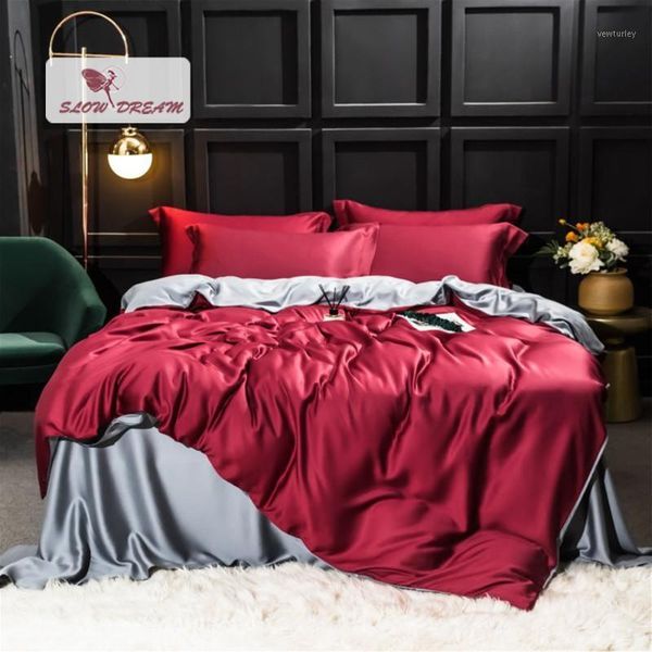 slowdream luxury women red 100% silk bedding set beauty healthy king quilt cover pillwocase flat sheet or fitted sheet1
slowdream luxury women red 100% silk bedding set beauty healthy king quilt cover pillwocase flat sheet or fitted sheet1