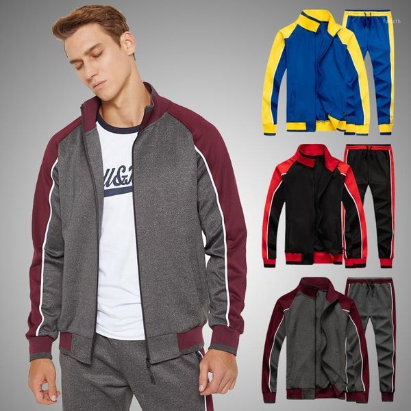 fashion sweat suits men 2020 new side striped tracksuit men sweatshirts sweatpants sport set spring autumn jogger suits for1, Gray
fashion sweat suits men 2020 new side striped tracksuit men sweatshirts sweatpants sport set spring autumn jogger suits for1, Gray