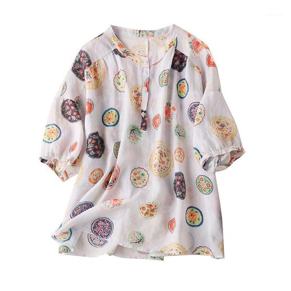 print thin woman blouses and summer loose spring summer fashions blusas de mujer largos sueltos blouses 20201, White
print thin woman blouses and summer loose spring summer fashions blusas de mujer largos sueltos blouses 20201, White
