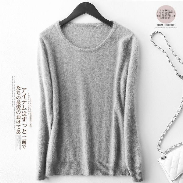 2021 selling woman sweaty shirt 100% mink cashmere jumpers winter new the hair pullovers ladies standard clothes ufvt, White;black
2021 selling woman sweaty shirt 100% mink cashmere jumpers winter new the hair pullovers ladies standard clothes ufvt, White;black