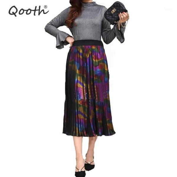 qooth girls fashion skirt striped colorful elastic waist pleated skirt 2019 spring summer women's maxi long qh17701, Black
qooth girls fashion skirt striped colorful elastic waist pleated skirt 2019 spring summer women's maxi long qh17701, Black