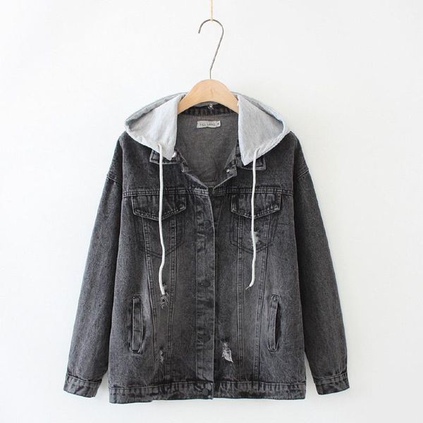 plus size xl-3xl women's denim coats long sleeved autumn winter hooded jackets jean jacket womens jackets, Black;brown
plus size xl-3xl women's denim coats long sleeved autumn winter hooded jackets jean jacket womens jackets, Black;brown