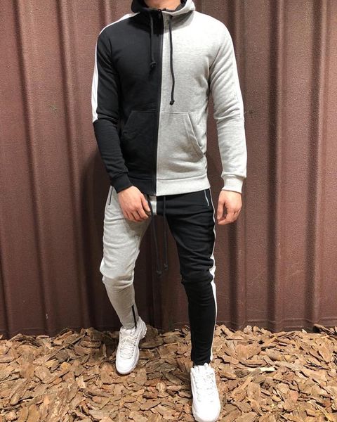 men 2set piece men winter jacket men's pu leather hoodies 2020 mens sportswear male jacket hoodie+pants sweatsuit clothes, Gray
men 2set piece men winter jacket men's pu leather hoodies 2020 mens sportswear male jacket hoodie+pants sweatsuit clothes, Gray
