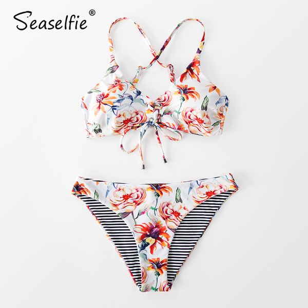 seaselfie stripe reversible bottom low-waist bikinis set swimwear women swimsuits bathing suit 2020 floral bikini beachwear y1120, White;black
seaselfie stripe reversible bottom low-waist bikinis set swimwear women swimsuits bathing suit 2020 floral bikini beachwear y1120, White;black