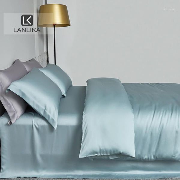 lanlika light blue 100% silk bedding set beauty sleep home bed sets king quilt cover bed sheet fitted sheet pillowcase1
lanlika light blue 100% silk bedding set beauty sleep home bed sets king quilt cover bed sheet fitted sheet pillowcase1