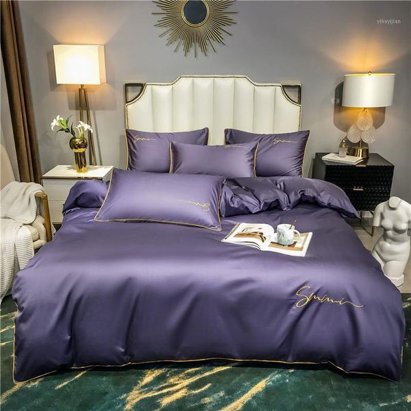100% cotton satin embroidery solid color bedding set duvet cover sheet pillowcase bed linen1
100% cotton satin embroidery solid color bedding set duvet cover sheet pillowcase bed linen1