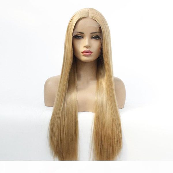 blonde synthetic lace front wigs for women 27# straight long wigs natural hairline glueless light brown color synthetic hair, Black
blonde synthetic lace front wigs for women 27# straight long wigs natural hairline glueless light brown color synthetic hair, Black