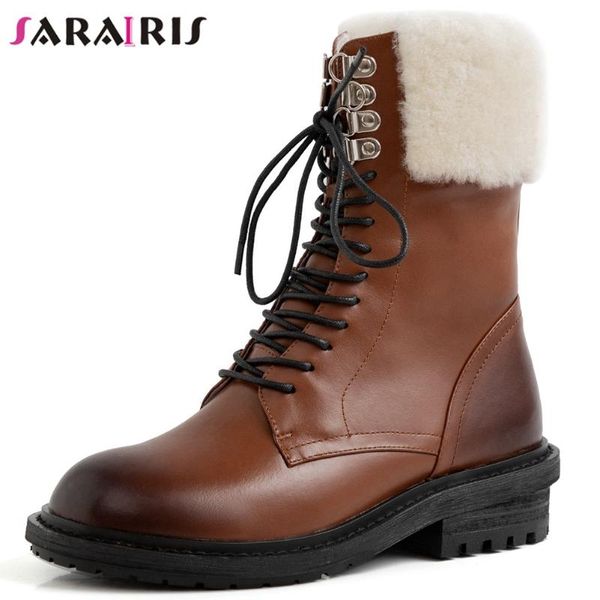 boots sarairis fashion metal decoration women lace up warm plush ladies snow shoes, Black
boots sarairis fashion metal decoration women lace up warm plush ladies snow shoes, Black