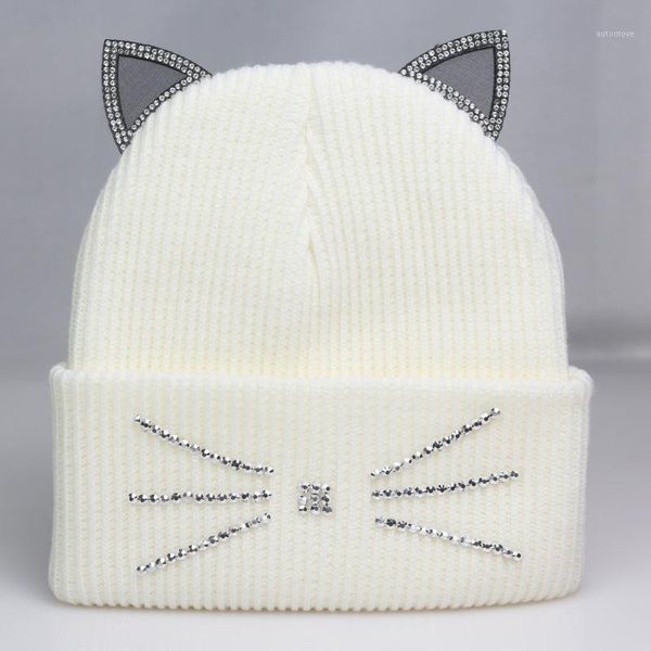 cute ears beanie winter women's knit ribbed hat with rhinestone bling skullies hats white black red grey1, Blue;gray
cute ears beanie winter women's knit ribbed hat with rhinestone bling skullies hats white black red grey1, Blue;gray