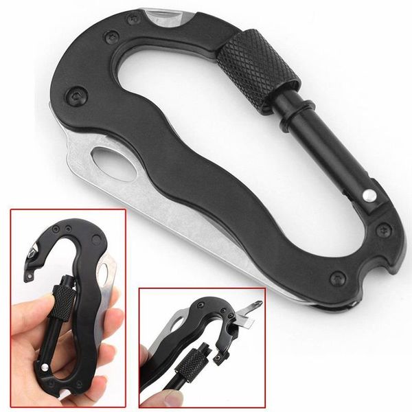 6 in 1 edc gear folding knifer multifunctional buckle tool carabine hanging outdoor multipurpose multi camp hike mountain climb bbyhhf
6 in 1 edc gear folding knifer multifunctional buckle tool carabine hanging outdoor multipurpose multi camp hike mountain climb bbyhhf