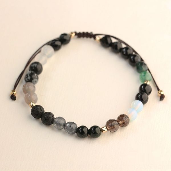 9455big obsidianbracelet obsidian cloth 6mm black agate bracelet wrapped with gold beadsobsidian and duobao crystal woven hand rope ofarl of, Golden;silver
9455big obsidianbracelet obsidian cloth 6mm black agate bracelet wrapped with gold beadsobsidian and duobao crystal woven hand rope ofarl of, Golden;silver