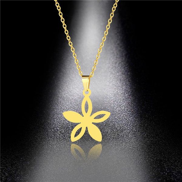 golden cute flower necklace female short clavicle chain hypoallergenic titanium steel fashion wild accessories wholesale, Silver
golden cute flower necklace female short clavicle chain hypoallergenic titanium steel fashion wild accessories wholesale, Silver