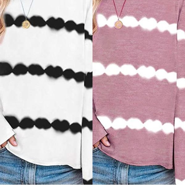 bkeaj свитер цвета 2020 женщина футболку свитер галстук краситель stripe print рыхлый с длинным рукавом вокруг шеи длинный рукав футболки и, Black
bkeaj свитер цвета 2020 женщина футболку свитер галстук краситель stripe print рыхлый с длинным рукавом вокруг шеи длинный рукав футболки и, Black