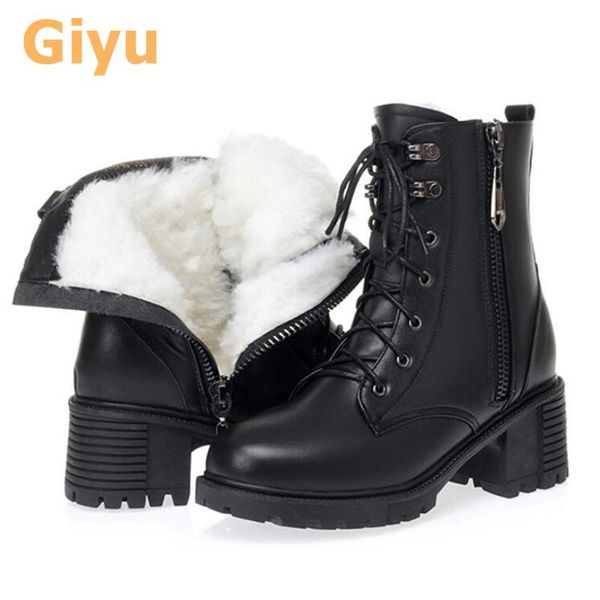boots giyu winter short tube women's cotton plus cashmere wool genuine leather large size, Black
boots giyu winter short tube women's cotton plus cashmere wool genuine leather large size, Black