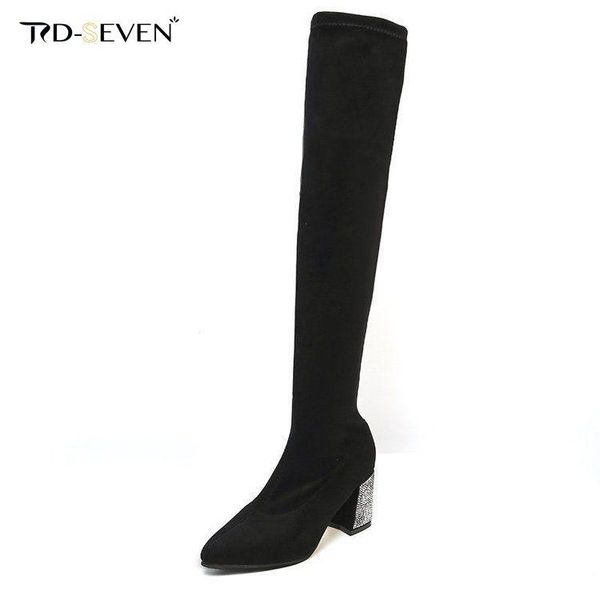 boots winter over the knee for women velvet point toe high heel shoes long cuissarde femme bota feminina zapatos de mujer, Black
boots winter over the knee for women velvet point toe high heel shoes long cuissarde femme bota feminina zapatos de mujer, Black
