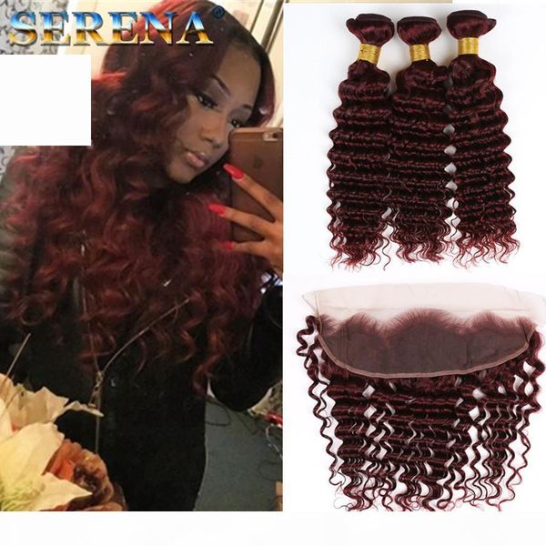 99j bundles with closure peruvian deep wave human hair 8a virgin human hair weave wet and wavy 3 bundles with lace 13x4 frontal closure, Black;brown
99j bundles with closure peruvian deep wave human hair 8a virgin human hair weave wet and wavy 3 bundles with lace 13x4 frontal closure, Black;brown