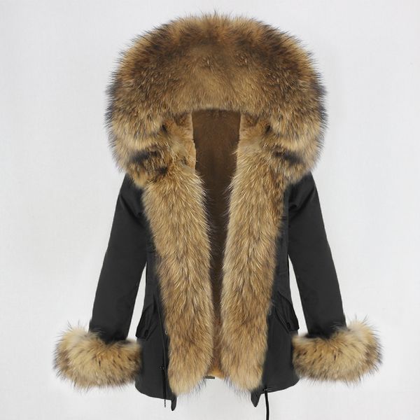 oftbuy 2020 new waterproof short parka winter jacket women real natural raccoon fur collar hood coat warm streetwear detachable lj201203, Black
oftbuy 2020 new waterproof short parka winter jacket women real natural raccoon fur collar hood coat warm streetwear detachable lj201203, Black